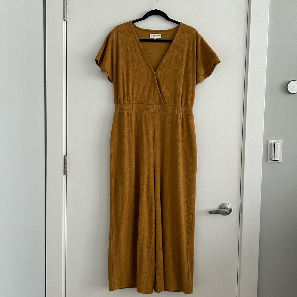 Madewell Mustard Jumpsuit